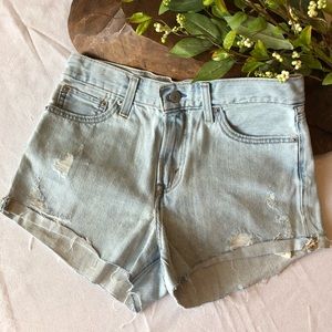 Levi’s Faded Cutoff Shorts
